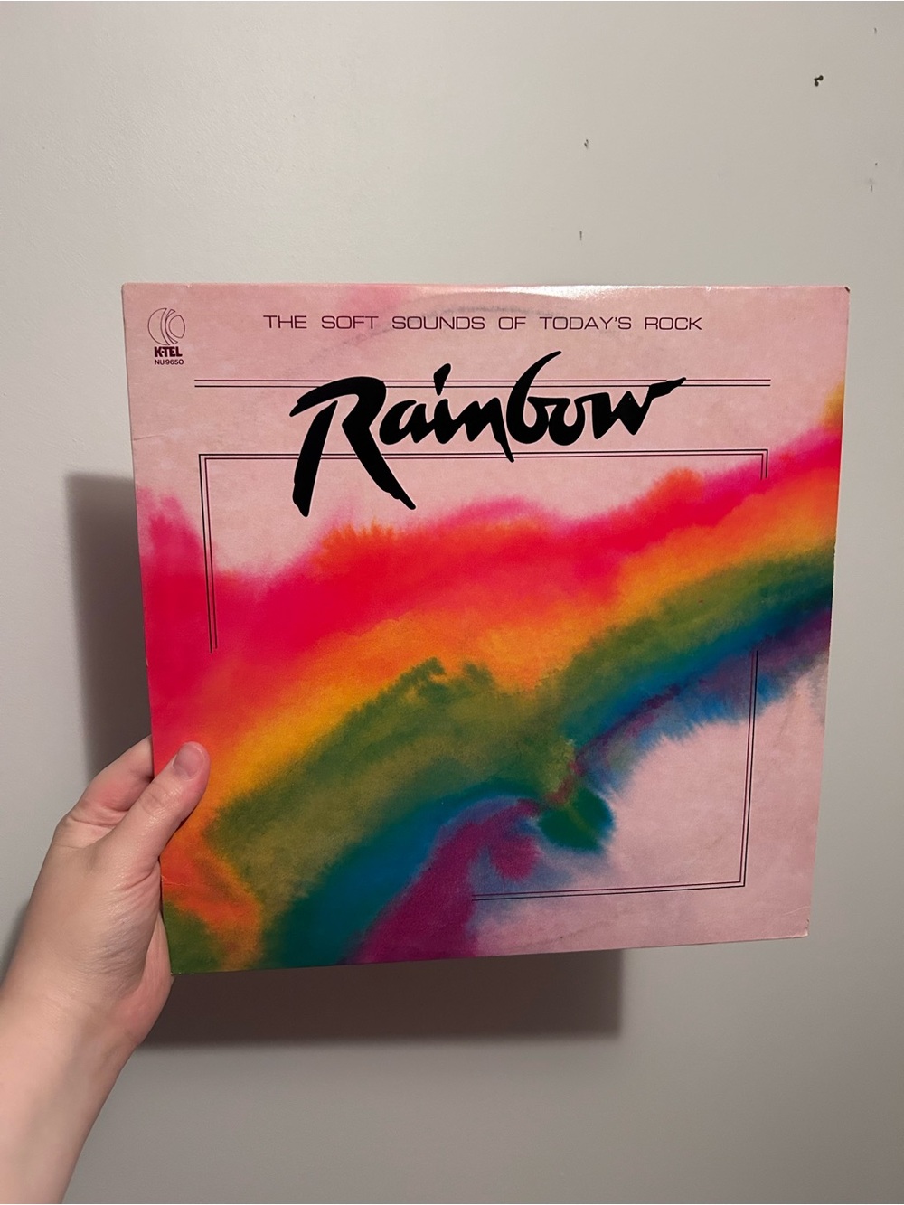 Rainbow Soft Sounds of Today's Rock Vinyl Record Album Vintage